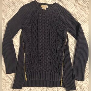 MICHAEL Michael Kors Black Cable Knit Sweater